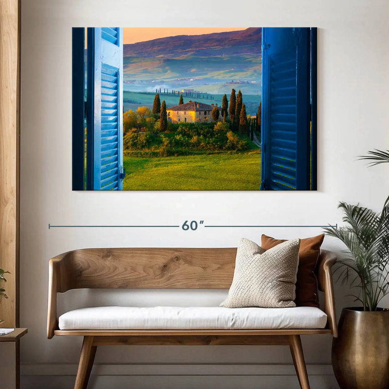 Ravi Tuscany Farm, 34" H x 51" W