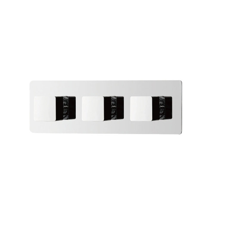 Dax Square Handles And Plate Kit - Chrome Finish For Model Dax-1058
