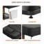 Table de massage électrique pour la grossesse et la maternité, lit de soin du visage multifonction avec éclairage d'ambiance, lit de thérapie spa avec appui-tête et accoudoirs, noir-1296490637