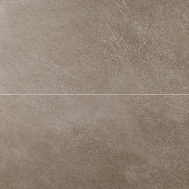 Roche 23.62 In. X 47.24 In. Matte Porcelain Floor And Wall Tile (15.49 Sq. Ft. / Case), Caramel Brown