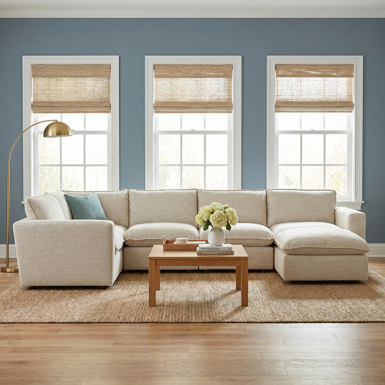 Zisa Modular Upholstered Reversible Sectional