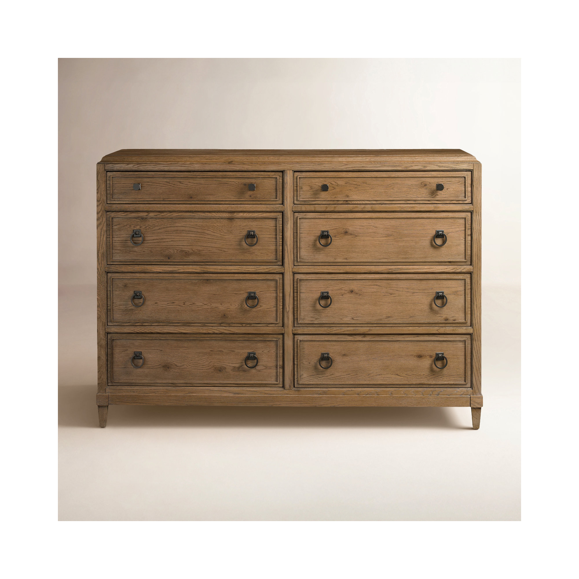 Hayes 8 Drawer Dresser, Brown