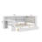 Wood Full-Size Platform Bed With Storage, Charging Station, LED, Desk, And Upholstered Headboard-1091864298
