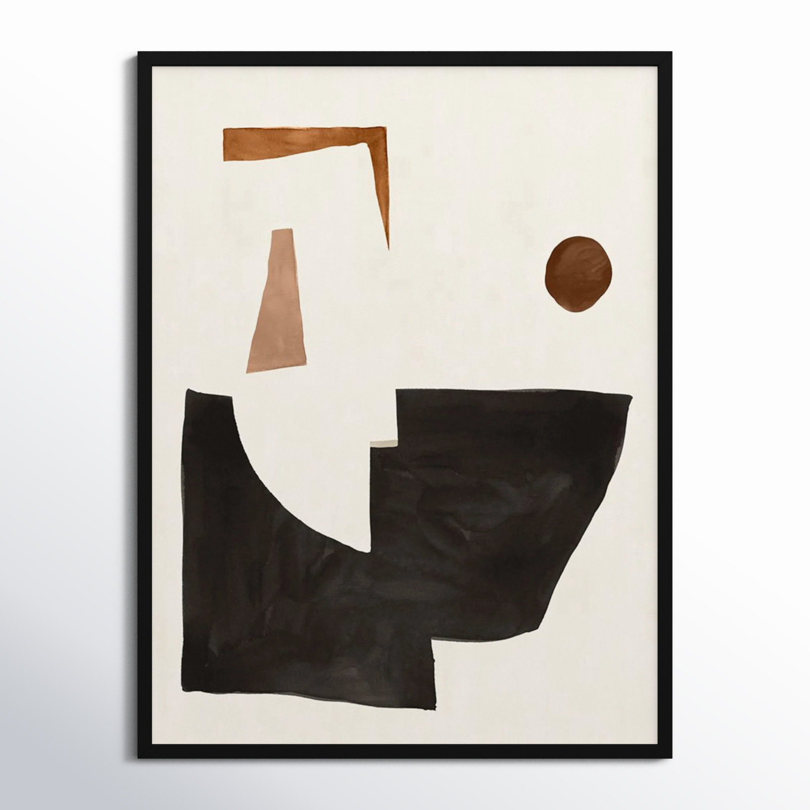 Blockway II Print by Sozi, Black, 31" W x 41" H
