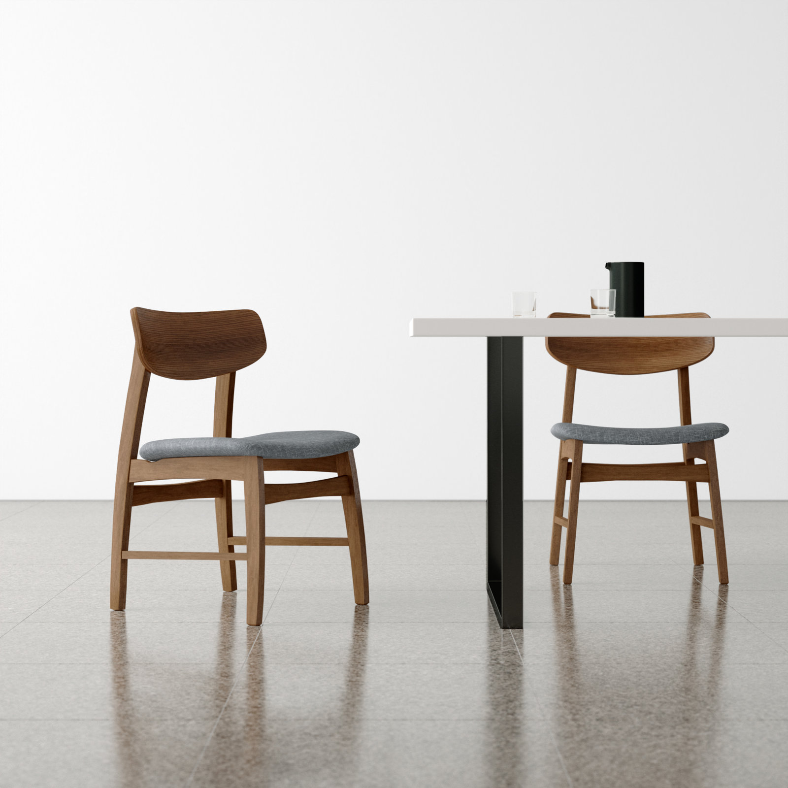 Gantz Upholstered Solid Wood Dining Chair