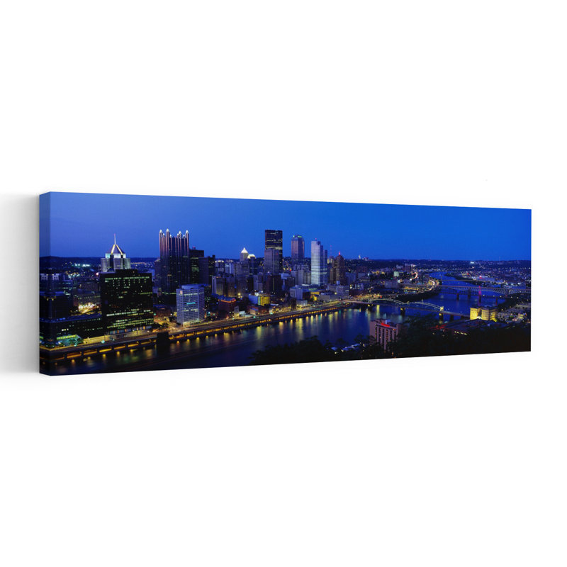 Pittsburgh PA by J Sohm/VOA LLC - Wrapped Canvas Panoramic Print, 50.8 cm H x 152.4 cm W