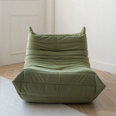 Green 100% Polyester cushion Chair