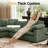 144" Chenille Sectional Corner Sofa 7 Pieces Oversized Comfy Modular Reversible Couch With Upholstered Movable Ottoman-1978611655