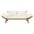 Jacqueline 83.46'' Wide Straight Acacia Patio Daybed with Cushions-1556862259-1554791929