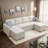 102" 6-Pieces Convertible Sofa Couch With Pull Out Bed And Storage-62603344