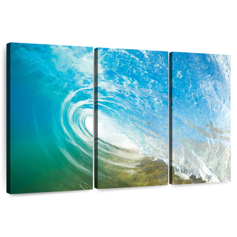 Gillard Clear Ocean Wave, 32" H x 50" W