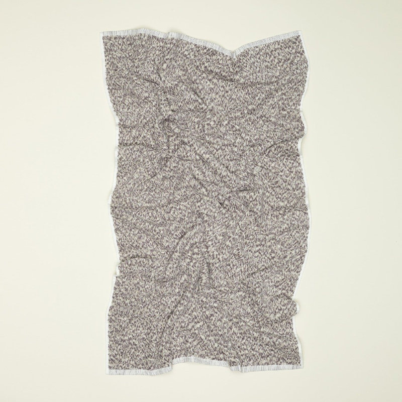 Coton, Gris clair / Gris foncé, Essuie-mains - paquet de 1