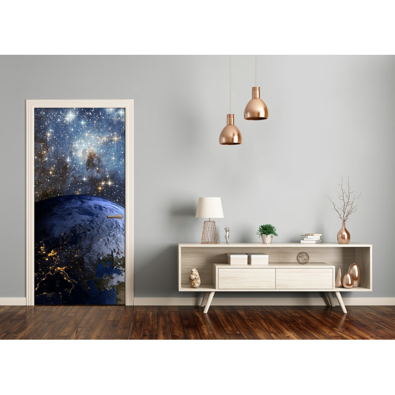 On Planet Earth Door Decal