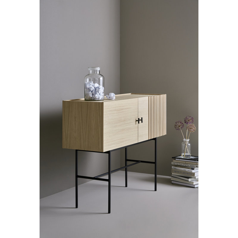 Array Sideboard (120 Cm), Black/Oak