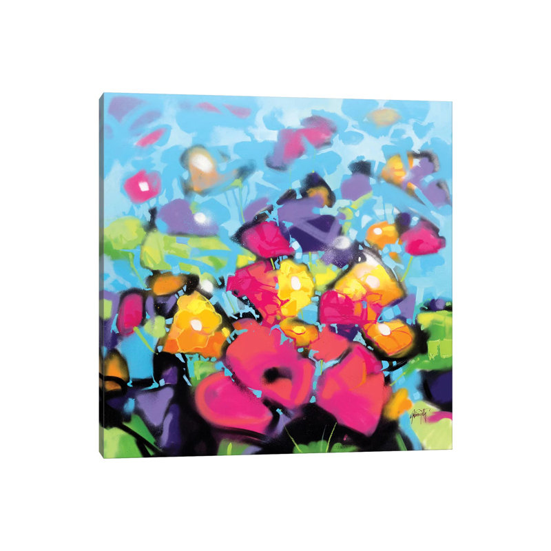 Scattered Colour II by Scott Naismith - Wrapped Canvas Painting, 93.98 cm H x 93.98 cm W