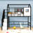 Twin Metal Loft Bed With Shelves And Storage Box, Roof Design-961387421
