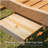 Thach Outdoor Fir Wood Chaise Lounge
