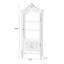 Bois blanc massif + vitrines en verre