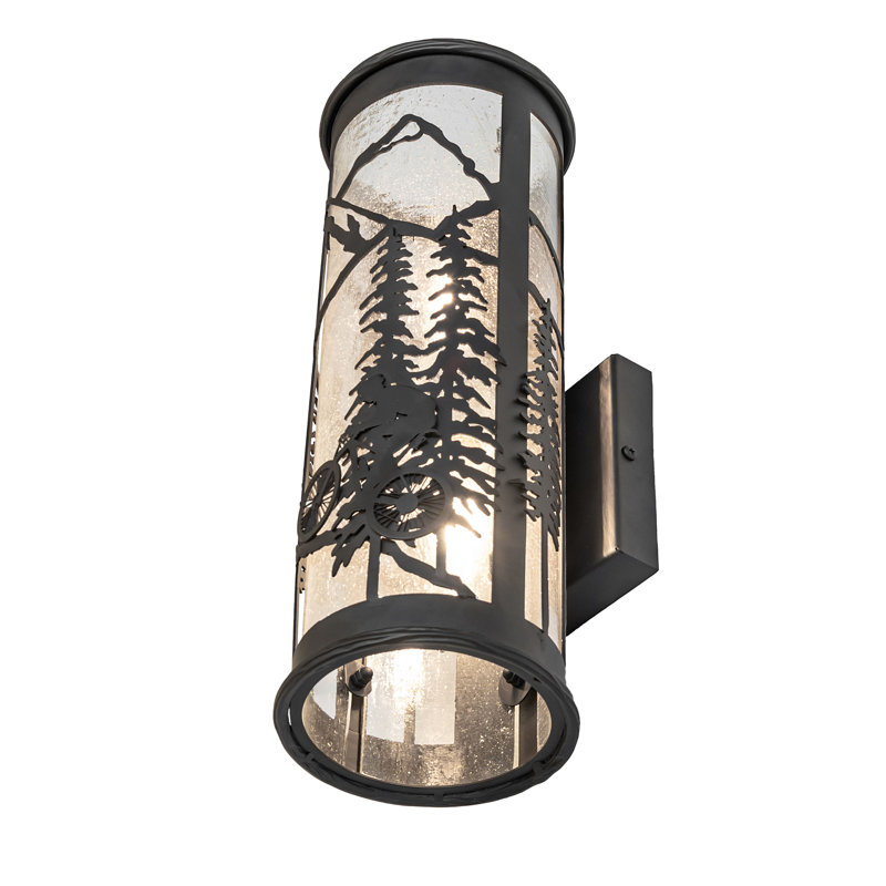 2 - Light Flush Mounted Sconce