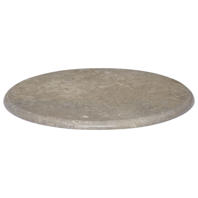Plateau de table en marbre Adeoye, gris, H 1 po x l 27,6 po x P 27,6 po