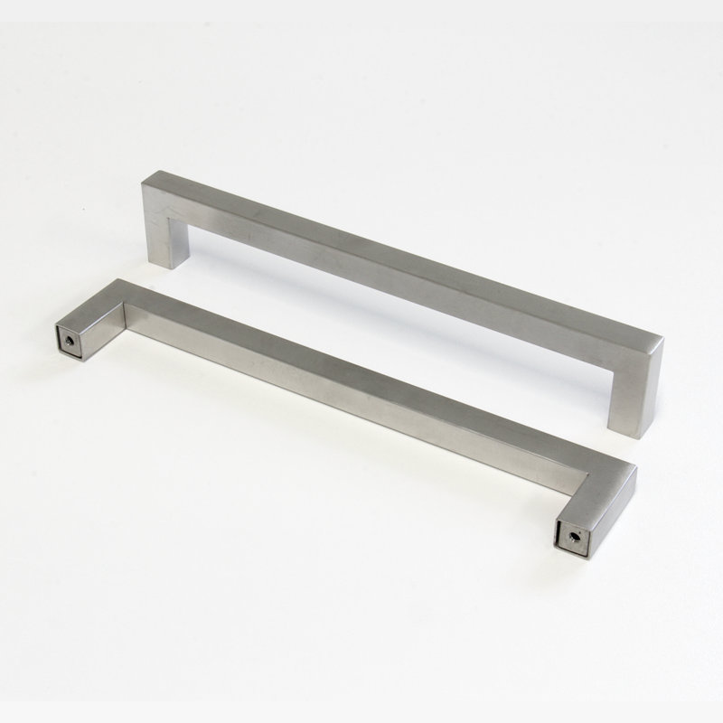 Ensemble de poignées longues 7,99 po, Acier inoxydable brossé