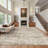 Non-Slip Washable Stain Resistant Area Rug For Living Room Bedroom Dining Room - Brown 8'X10'-1021574802-1036917135