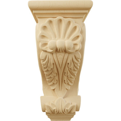 Corbeau à coquille moyen l 4 1/2 po x P 5 po x H 10 po (paquet de 2)