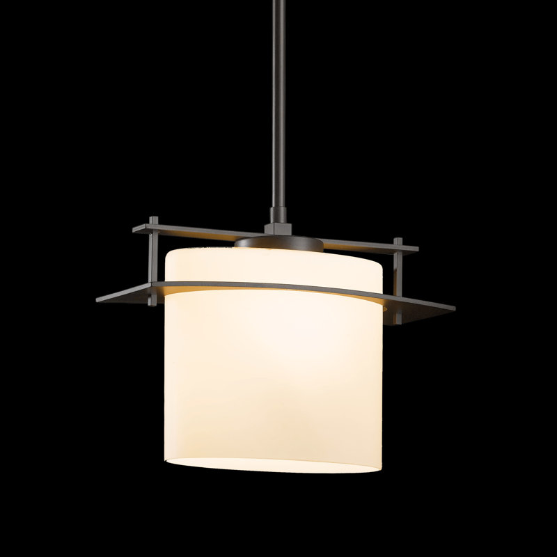 Arc 1 - Light Unique/Statement Geometric Pendant, Dark Smoke, Standard: 8.6" to 53.6"