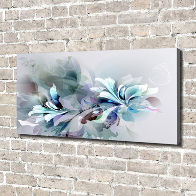 Flowers - Wrapped Canvas Print