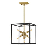 Aros 7-Light Convertible Cube Pendant By Lisa McDennon