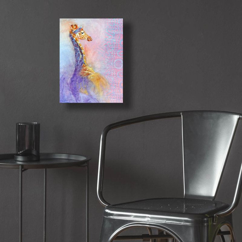 «The Lookout Giraffe» par Robert Campbell, H 16 po x l 12 po x P 0,13 po