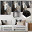 Décoration murale en métal White Horse Subtle Whispers-1826206629