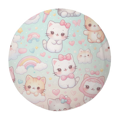 Tapis pastel Kitty Love