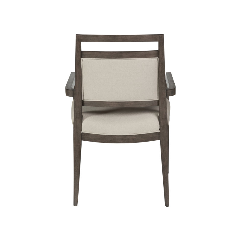 Cohesion Nico Upholstered Arm Chair, Dark Brown