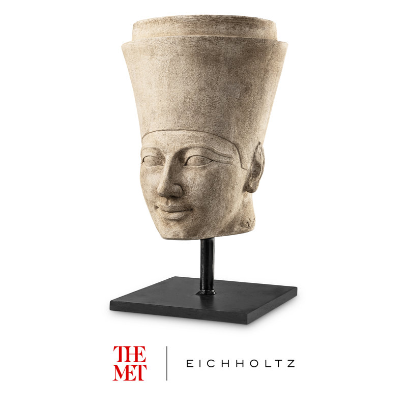 The Met x Eichholtz Handmade People Bust in Sandstone/Black