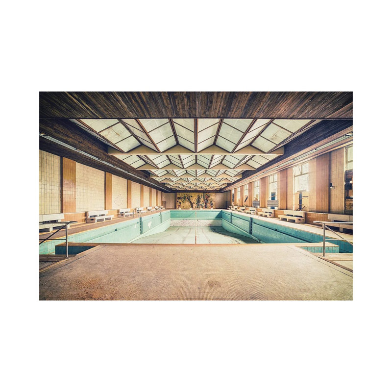 Empty Community Pool - Wall Art Print