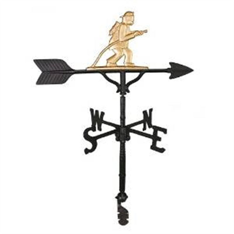32'' H Novelty & Humour Weathervane, Gold