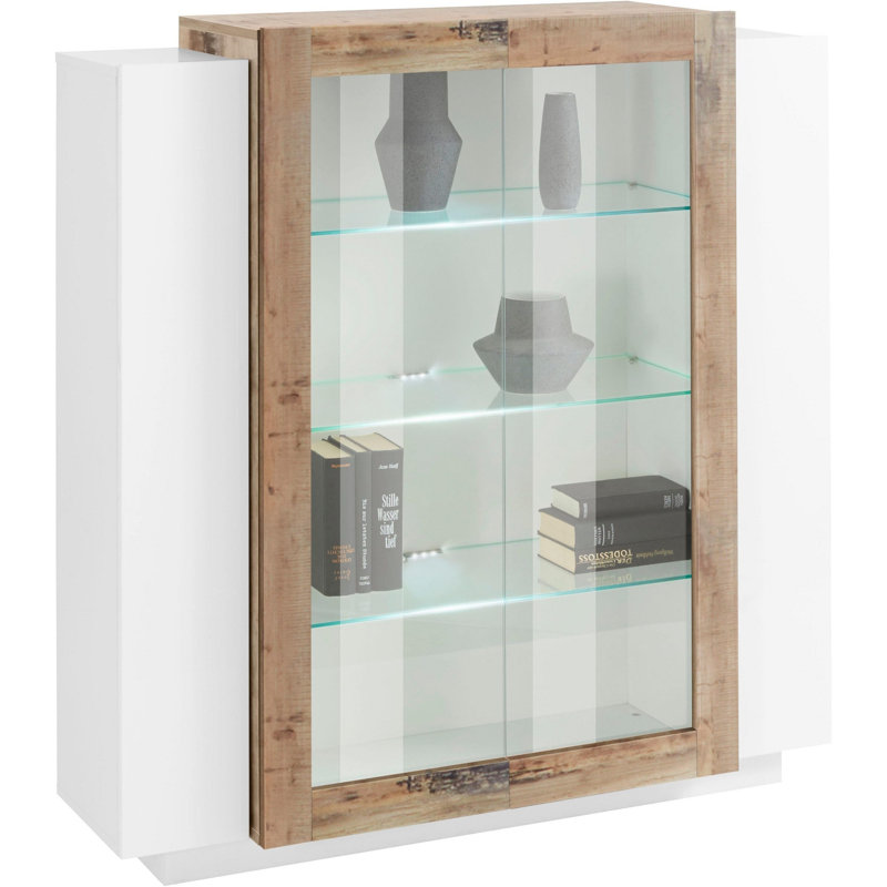 Nostrand 120cm Sideboard, White/Maple