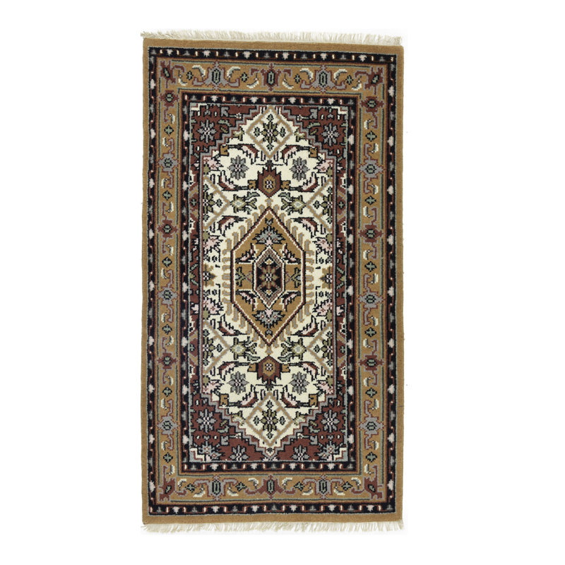 Tapis unique en laine nouvel âge rectangulaire 3 pi x 5 pi 6 po Vanderhoof