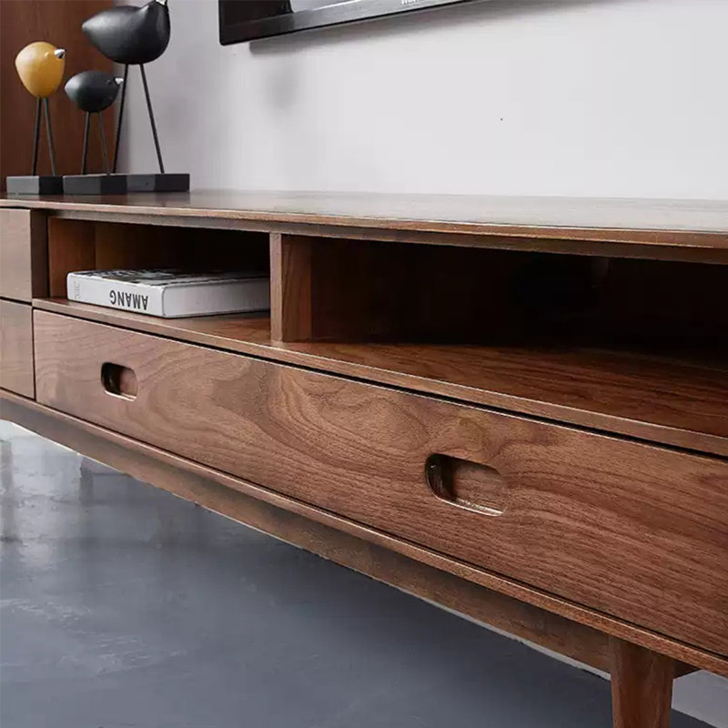Grand espace de rangement avec meuble télé, 62.99"