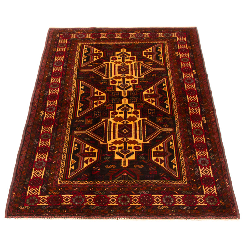 Tapis beige Teimani 3 pi 11 po x 6 pi 11 po