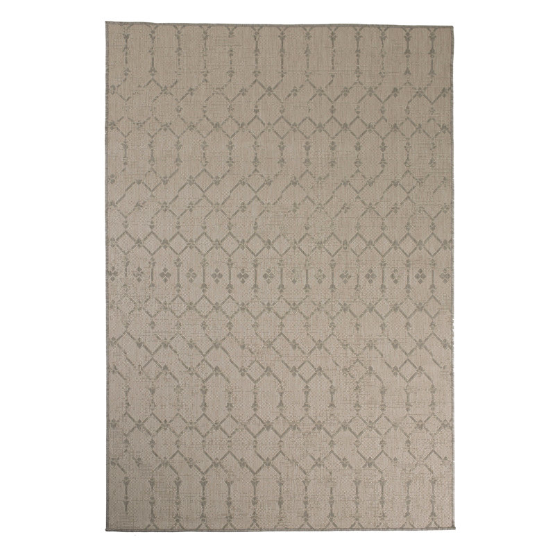 Tapis intérieur / extérieur beige Naci, Rectangle 2 pi x 3 pi