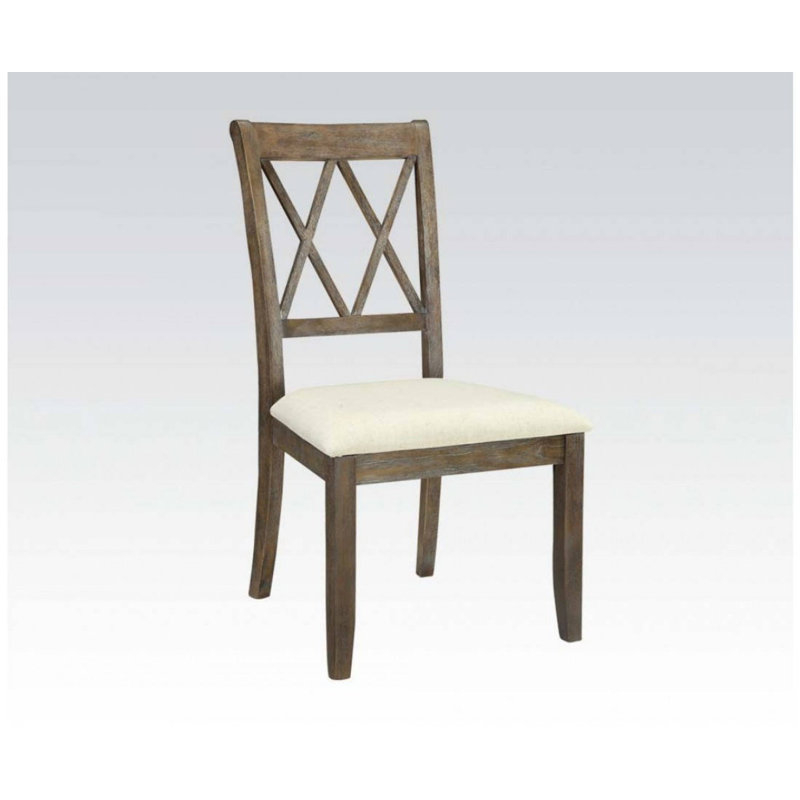Focht 19'' H Linen Upholstered Side Chair