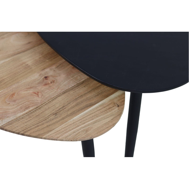 Moser Coffee Table, Black/Natural Wood