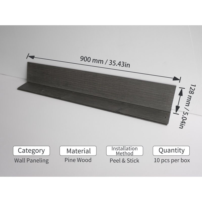 Panneaux muraux 5,43 po x 35,43 po