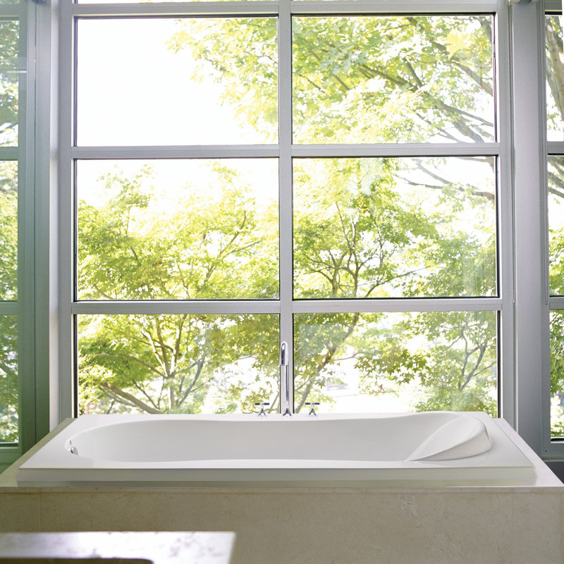 MTI Solutions 71.25" Whirlpool Bathtub, White