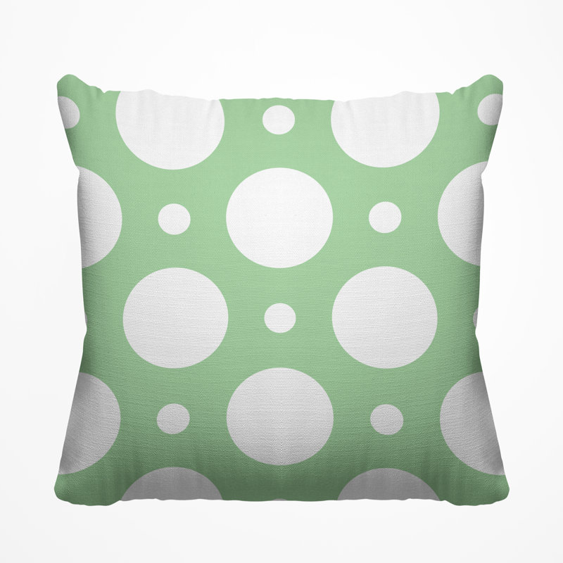 Housse et insert de coussin extérieur carré Fisk, H 15 po x l 15 po, Menthe