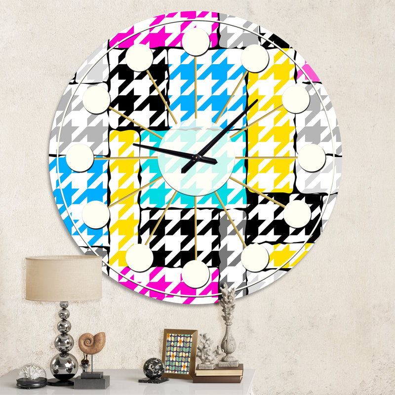 Horloge murale classique Mid-Century, Moyenne
