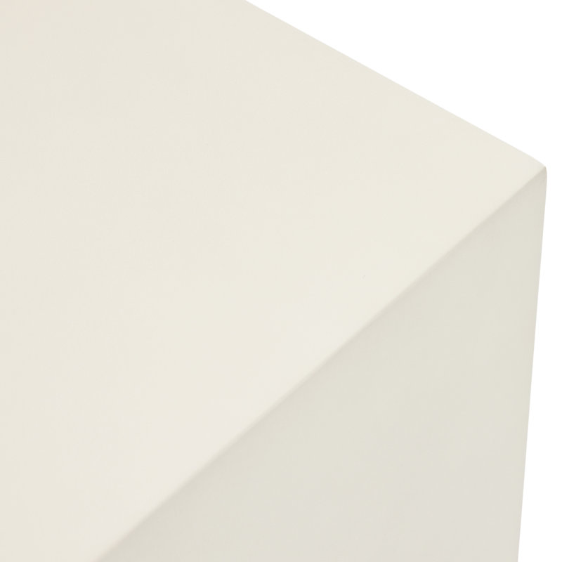 Parish Concrete Cube-White Concrete