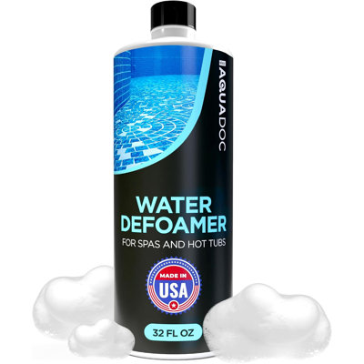 Anti-mousse pour spa - anti-mousse pour les propriétaires de spa 32 oz, anti-mousse pour garder la mousse vers le bas, produits chimiques pour spa fabriqués aux États-Unis - AquaDoc